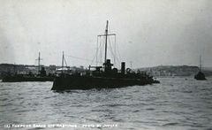 Torpedo-Boats-off-Hastings.-1917.